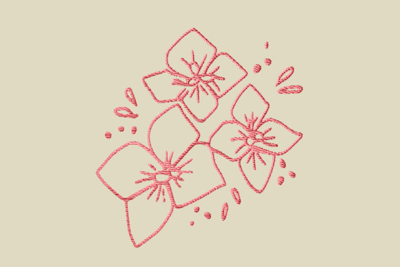 Amaryllis Flower Doodle No Outline Review