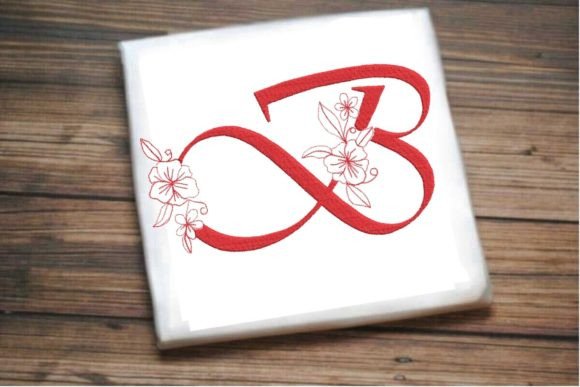 B Floral Monogram Letter: Craft Fair Review