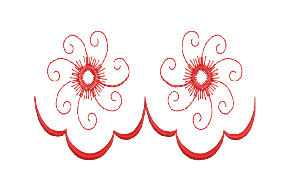 Border Red Circle Flower: A Designer Review