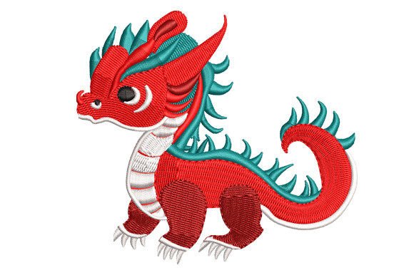 Chinese New Year Dragon Embroidery Review for Apparel