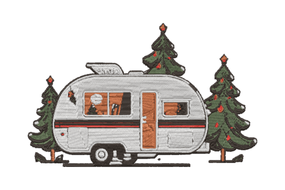 Christmas Camper Embroidery Design Review