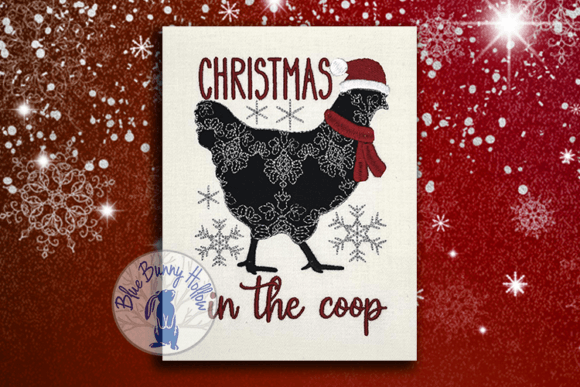 Christmas in the Coop: A Boutique Embroidery Review