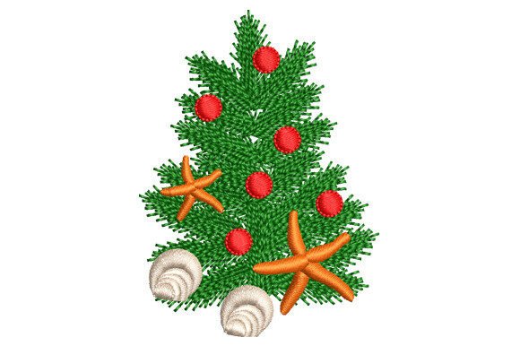 Christmas Tree with Starfish and Shells Review
