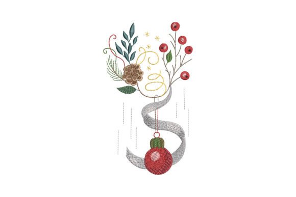 Christmas Wineglass: A Seasonal Embroidery Review
