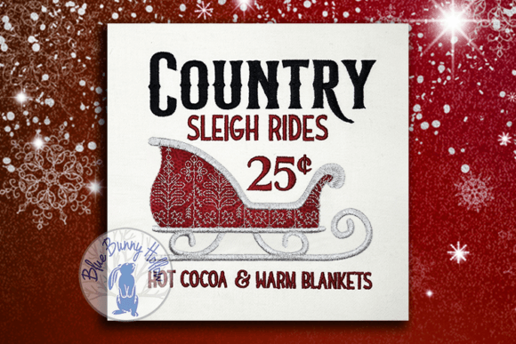 Country Sleigh Rides 25¢ Design Review