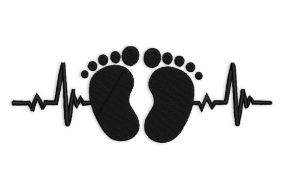 Review: Baby Feet Baby Heartbeat Embroidery Design